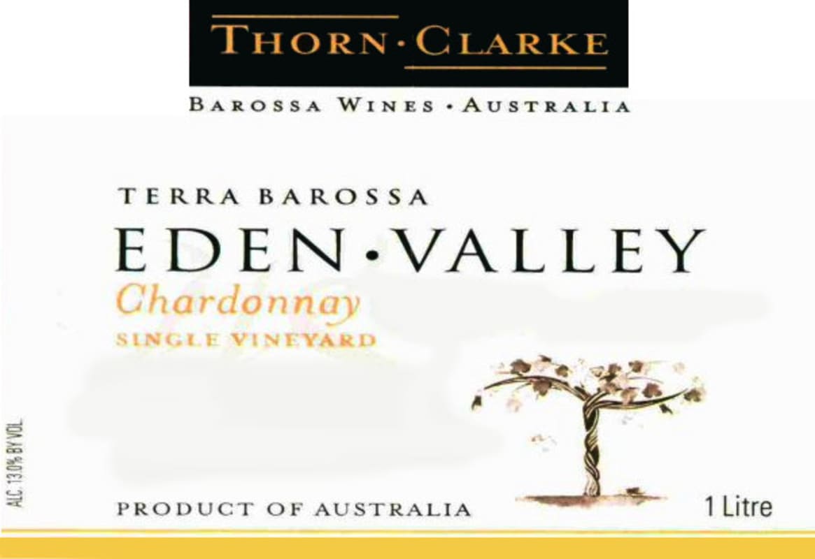 Thorn-Clarke Terra Barossa Single Vineyard Chardonnay 2015 Front Label