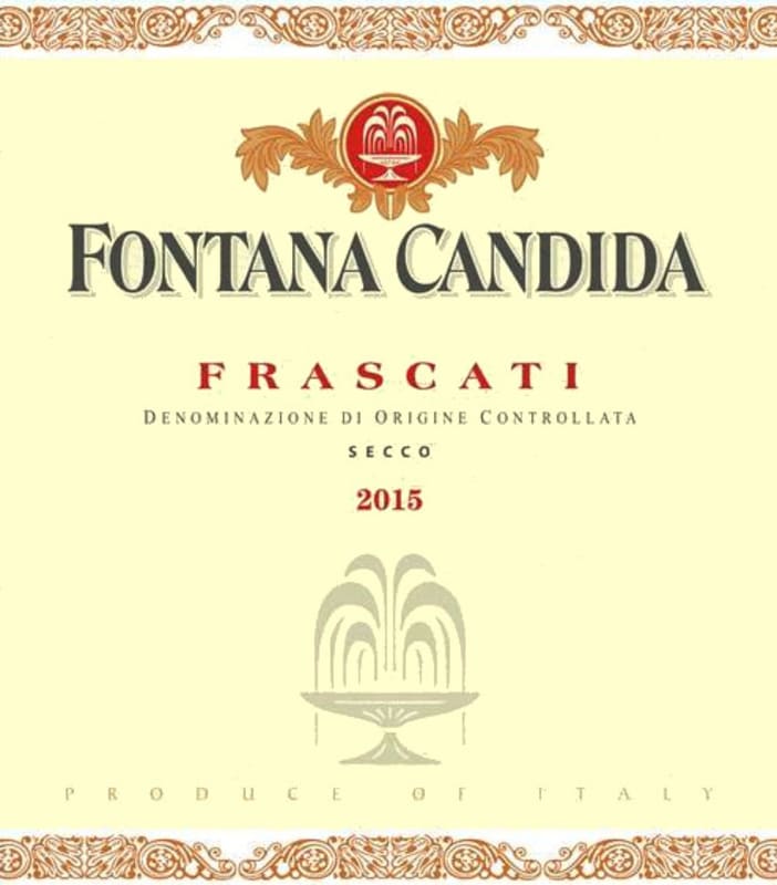 Fontana Candida Frascati 2015 Front Label