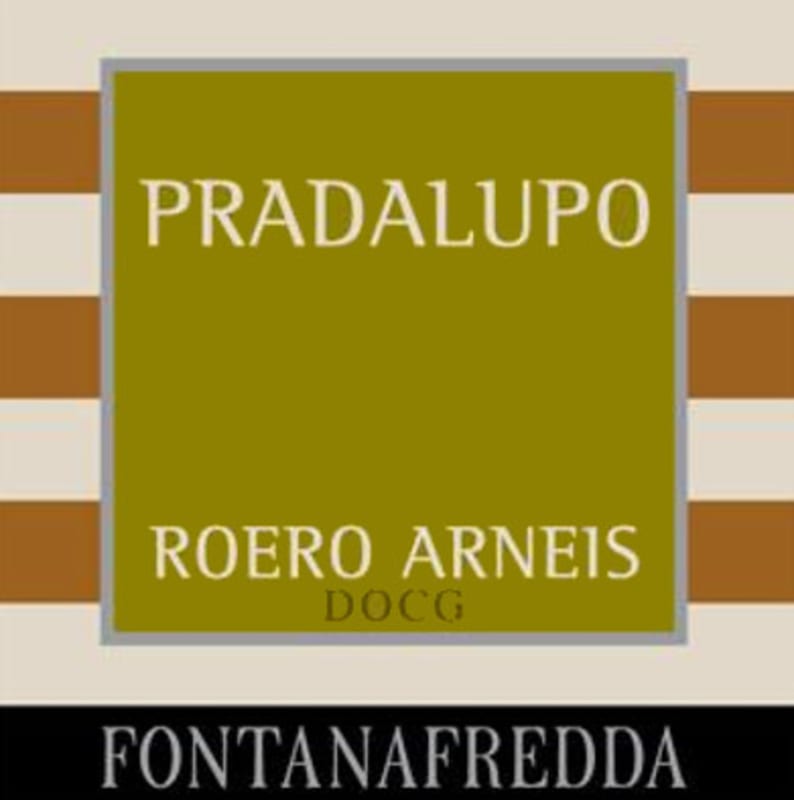 Fontanafredda Roero Pradalupo Arneis 2015 Front Label