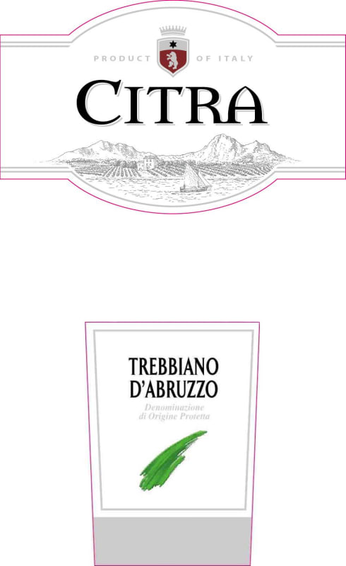 Citra Trebbiano 2015 Front Label