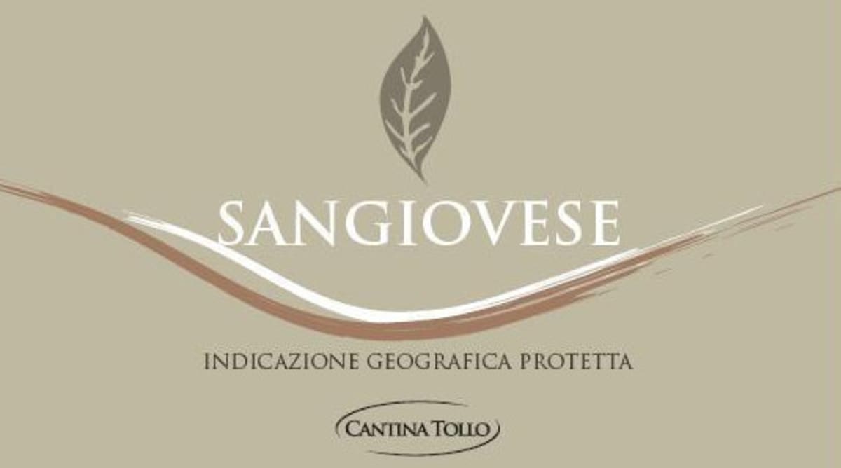 Tollo Sangiovese 2015 Front Label