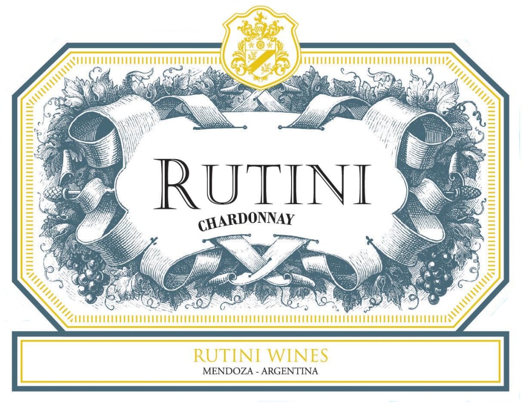 Rutini Chardonnay 2015 Front Label