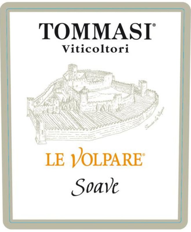 Tommasi Soave Le Volpare 2015 Front Label