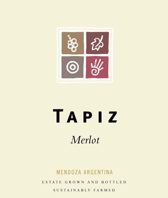 Tapiz Merlot 2015 Front Label