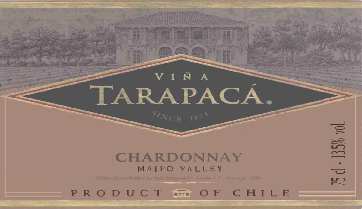 Vina Tarapaca Chardonnay 2015 Front Label