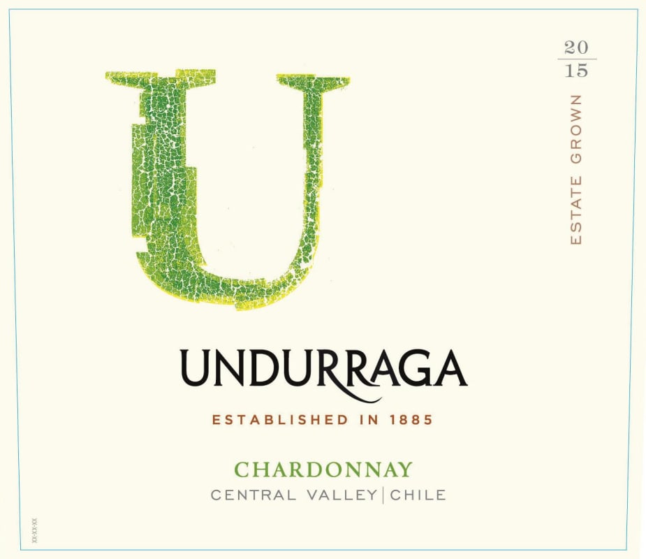 Undurraga Chardonnay 2015 Front Label
