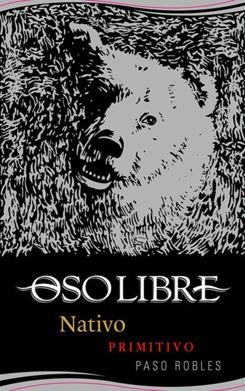 Oso Libre Nativo Primitivo 2012 Front Label