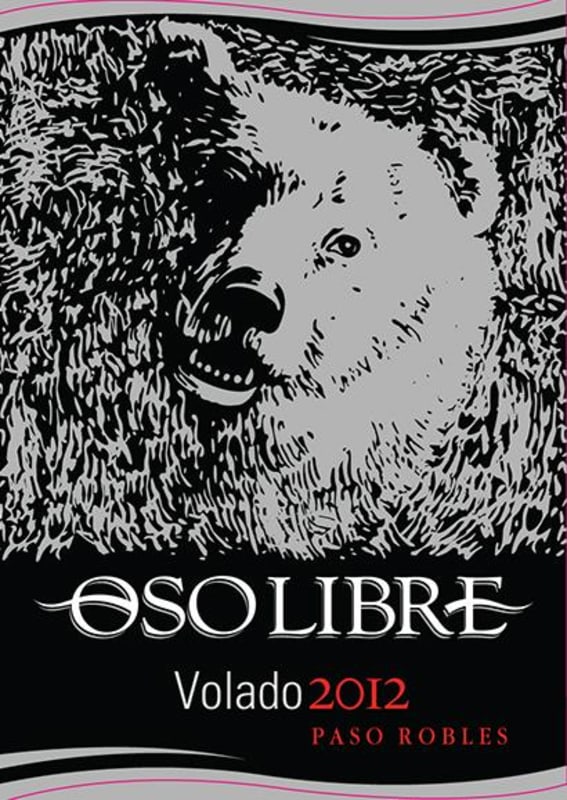 Oso Libre Volado 2012 Front Label