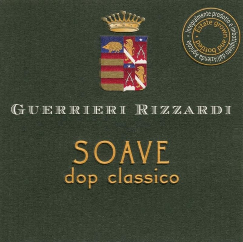 Rizzardi Soave Classico 2015 Front Label
