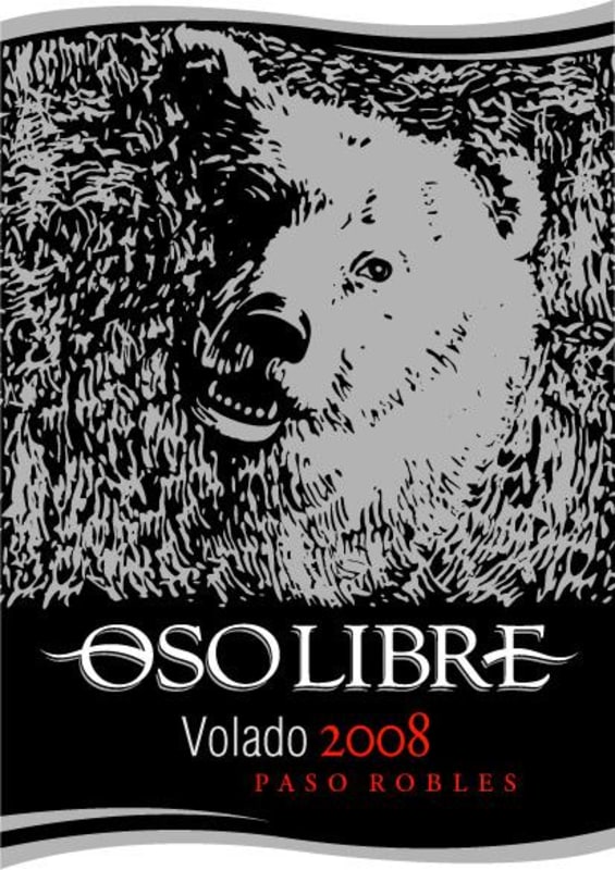 Oso Libre Volado 2008 Front Label