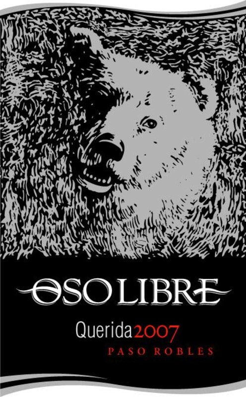 Oso Libre Querida Cabernet Sauvignon 2007 Front Label