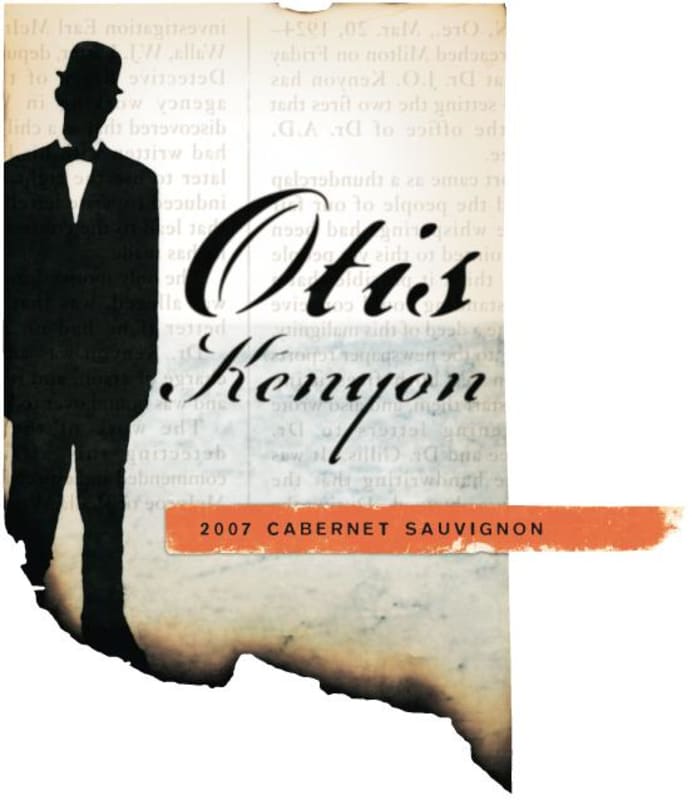 Otis Kenyon Wine Cabernet Sauvignon 2007 Front Label