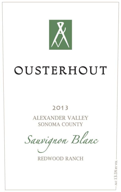 Ousterhout Wine & Vineyard Redwood Ranch Sauvignon Blanc 2013 Front Label