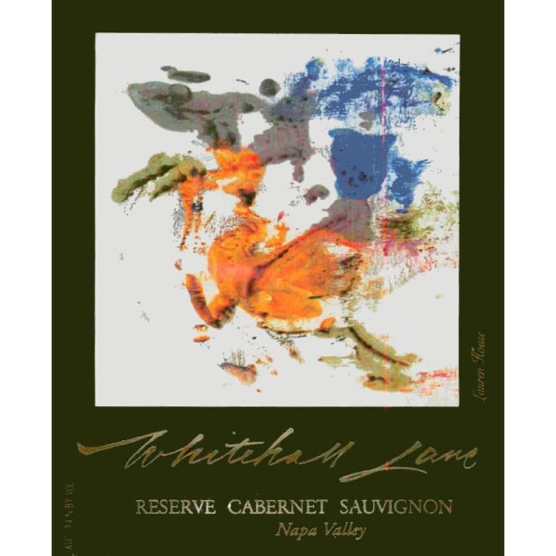 Whitehall Lane Reserve Cabernet Sauvignon 1998 Front Label