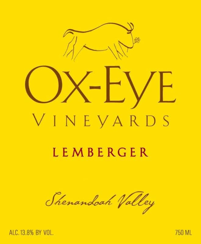 Ox-Eye Vineyards Lemberger 2013 Front Label