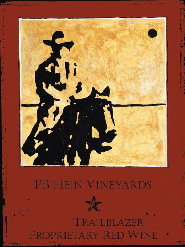 P.B. Hein Vineyards Trailblazer Red Wine 2011 Front Label