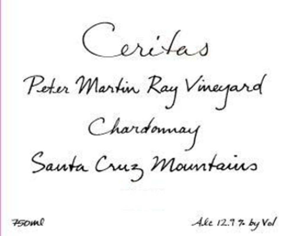 Ceritas Peter Martin Ray Vineyard Chardonnay 2014 Front Label