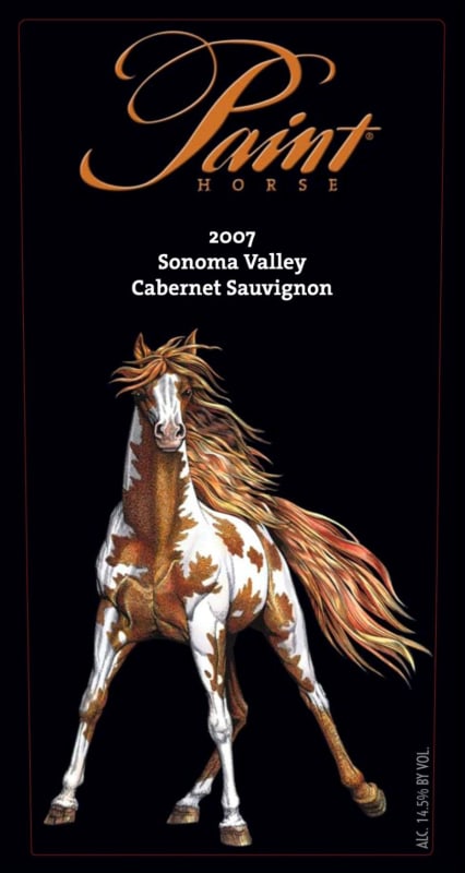 Paint Horse Winery Cabernet Sauvignon 2007 Front Label