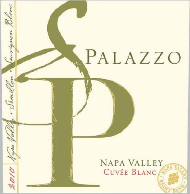 Palazzo California Cuvee Blanc 2010 Front Label