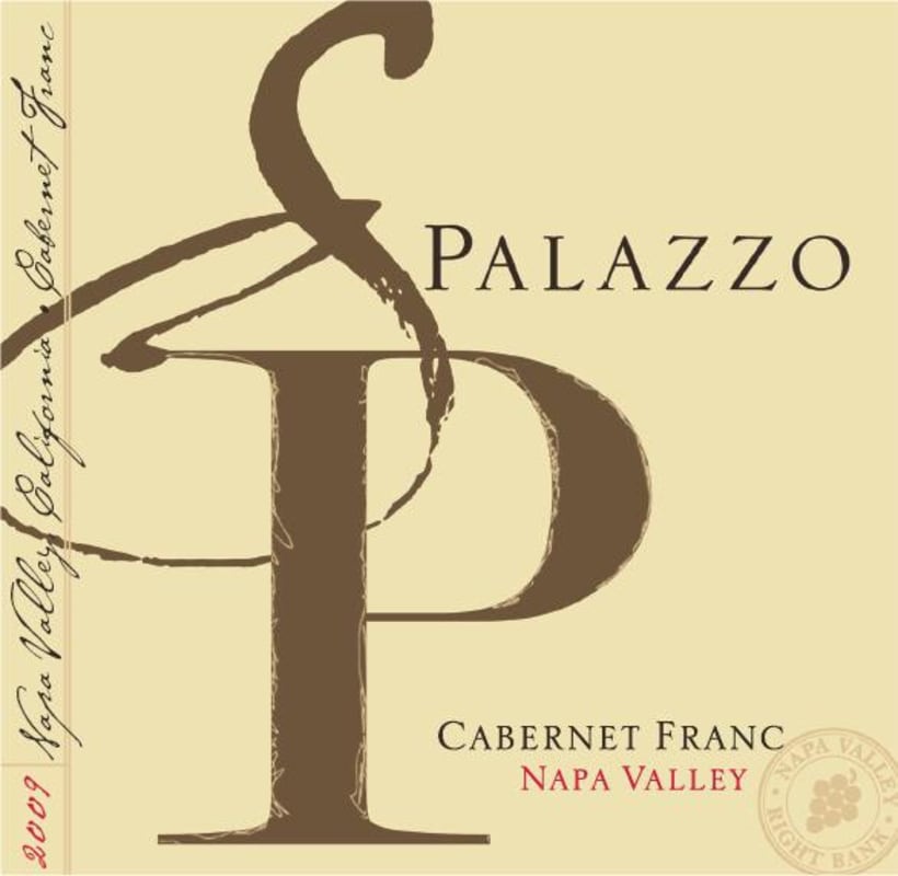Palazzo California Cabernet Franc 2009 Front Label