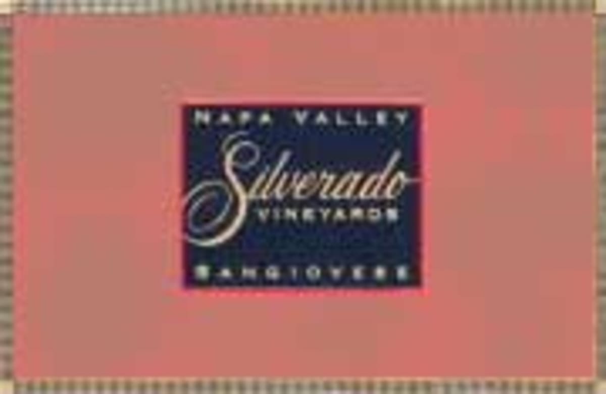 Silverado Sangiovese 1999 Front Label