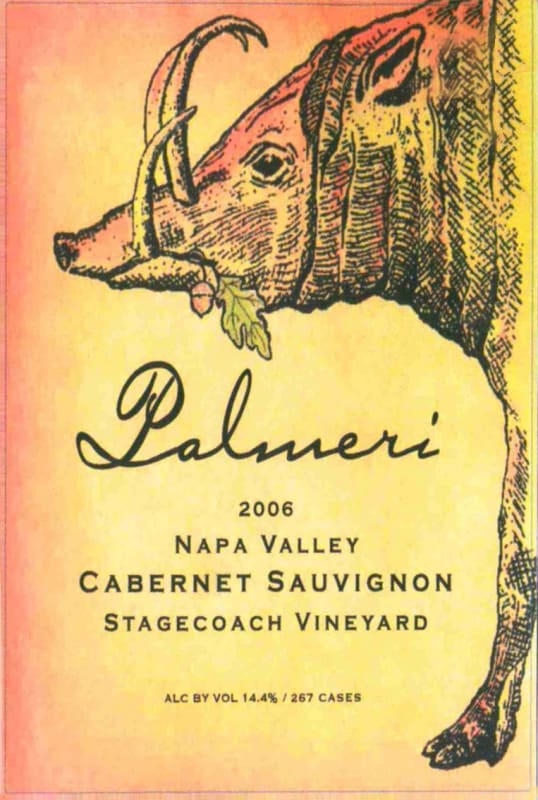 Palmeri Stagecoach Vineyard Cabernet Sauvignon 2006 Front Label