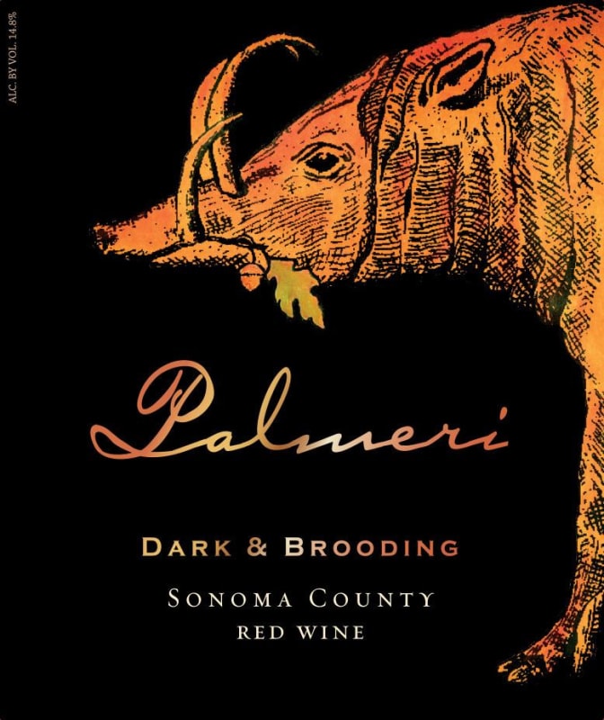 Palmeri Dark Brooding 2012 Front Label