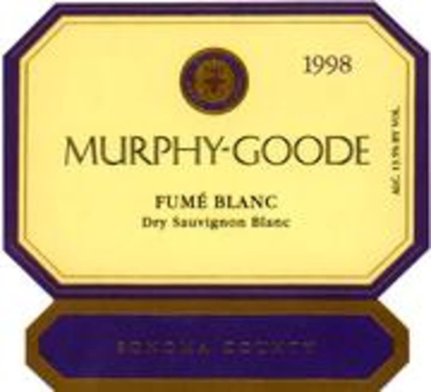 Murphy-Goode Fume Blanc 1998 Front Label