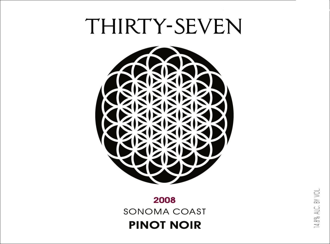 Paradise Vineyard Pinot Noir 2008 Front Label