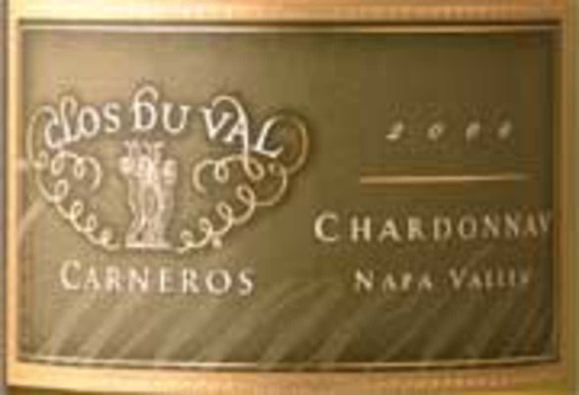 Clos du Val Carneros Chardonnay 2000 Front Label