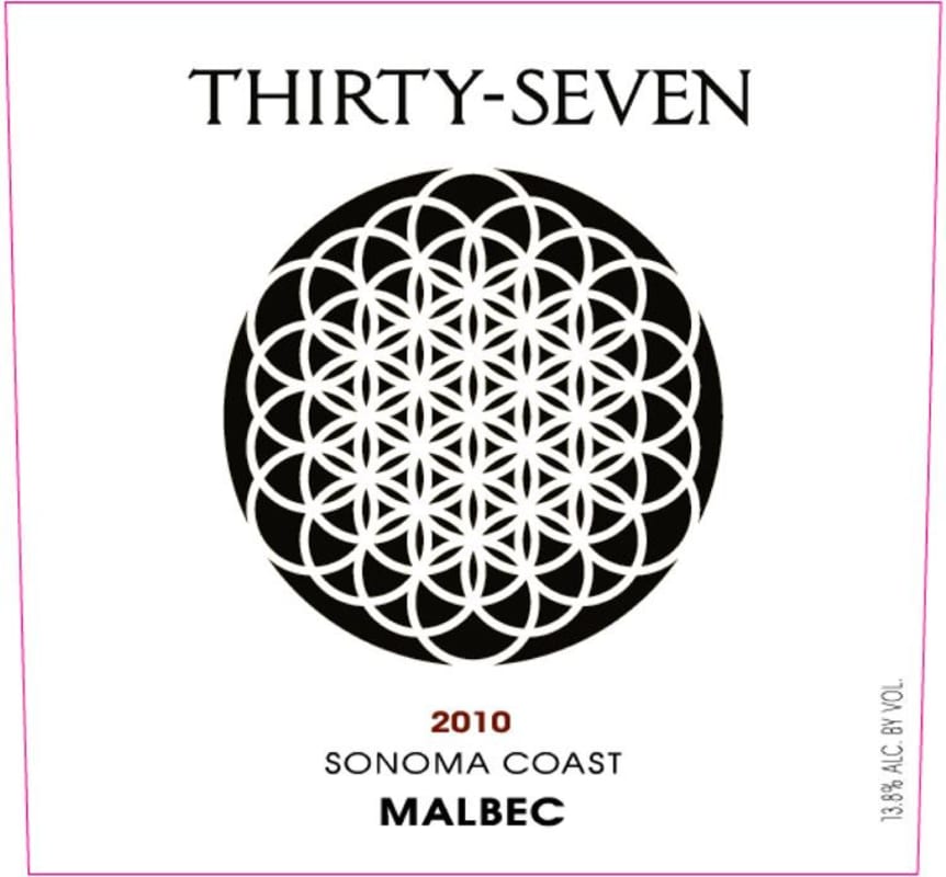 Paradise Vineyard Malbec 2010 Front Label
