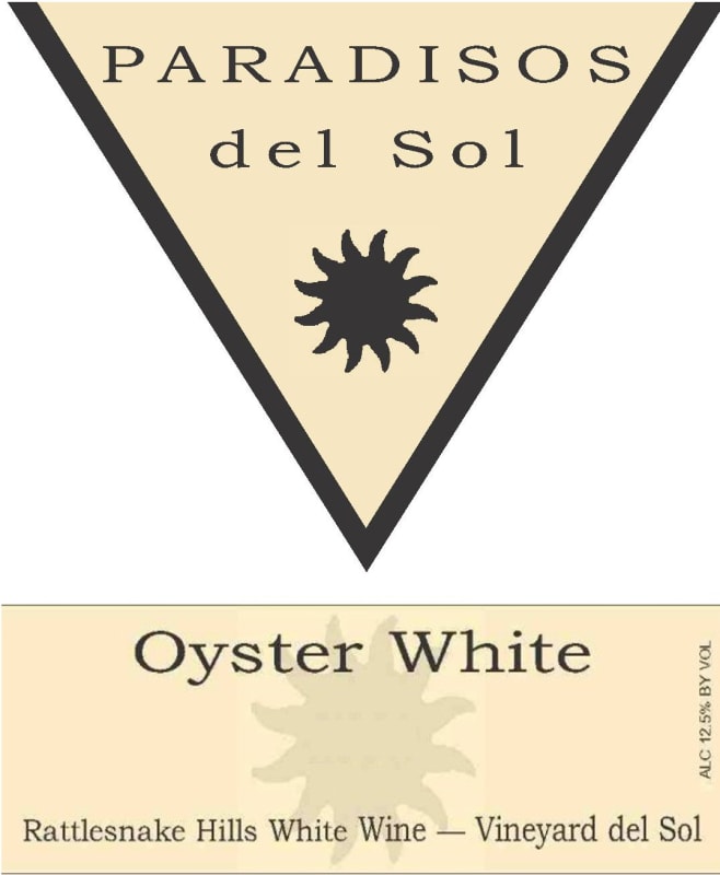 Paradisos del Sol Oyster 2011 Front Label