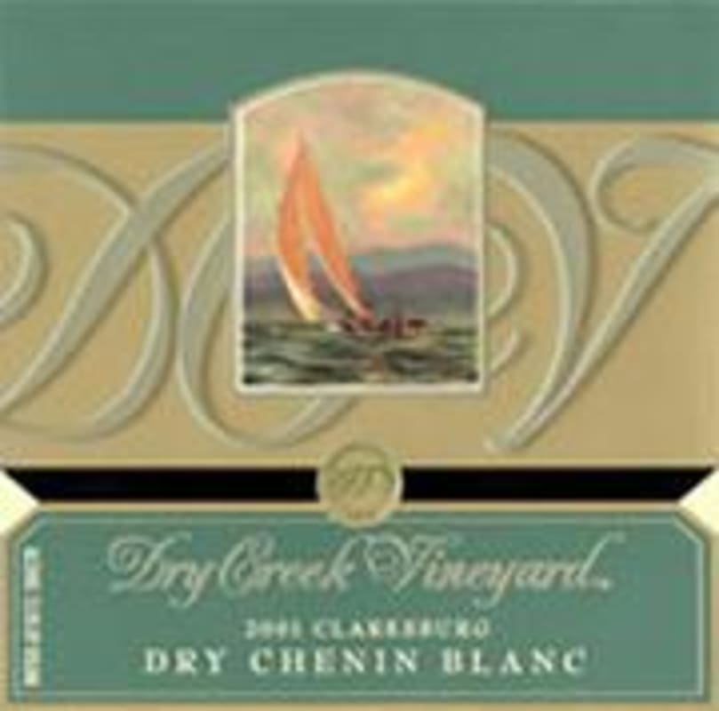 Dry Creek Vineyard Dry Chenin Blanc 2001 Front Label