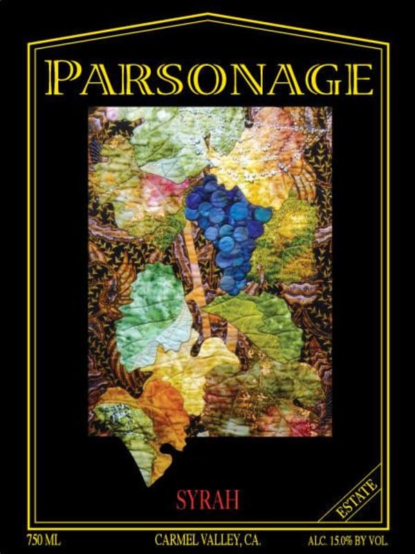 Parsonage Village Vineyard Estate Syrah 2011 Front Label