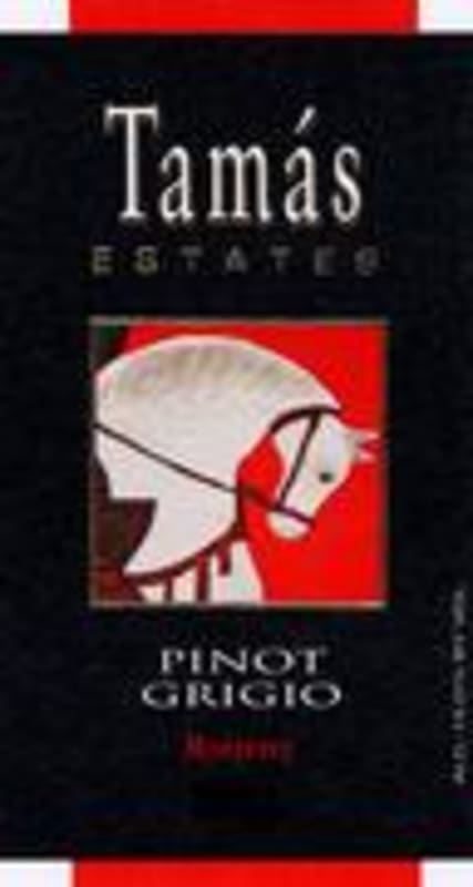 Tamas Estates Pinot Grigio 2001 Front Label