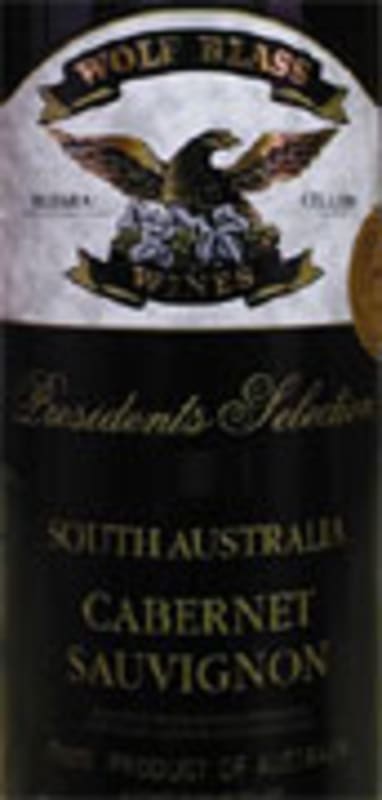 Wolf Blass Presidents Selection Cabernet Sauvignon 2000 Front Label