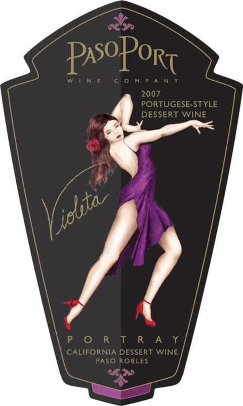 PasoPort Port Violeta Portuguese Style 2007 Front Label