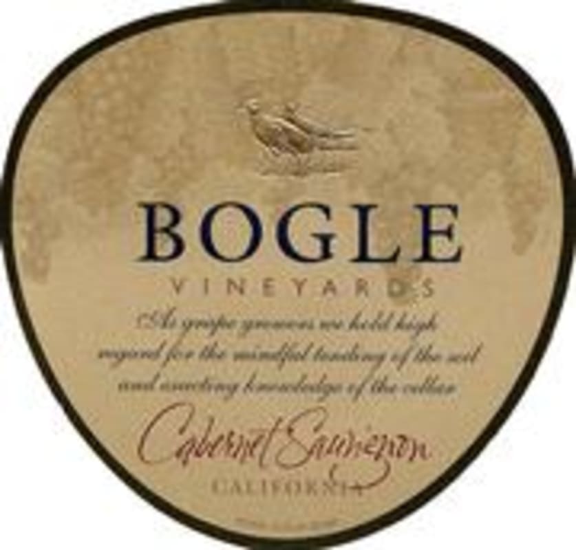 Bogle Cabernet Sauvignon 2000 Front Label