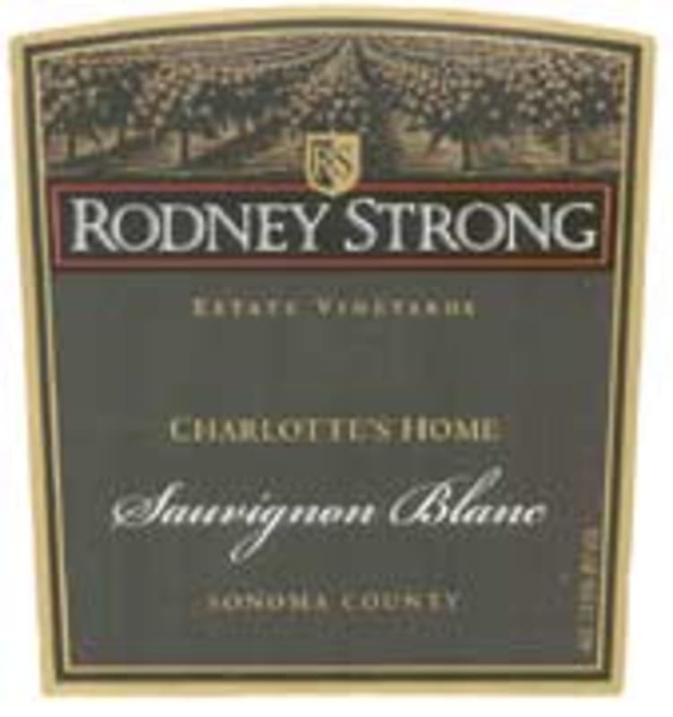 Rodney Strong Charlotte's Home Sauvignon Blanc 2001 Front Label