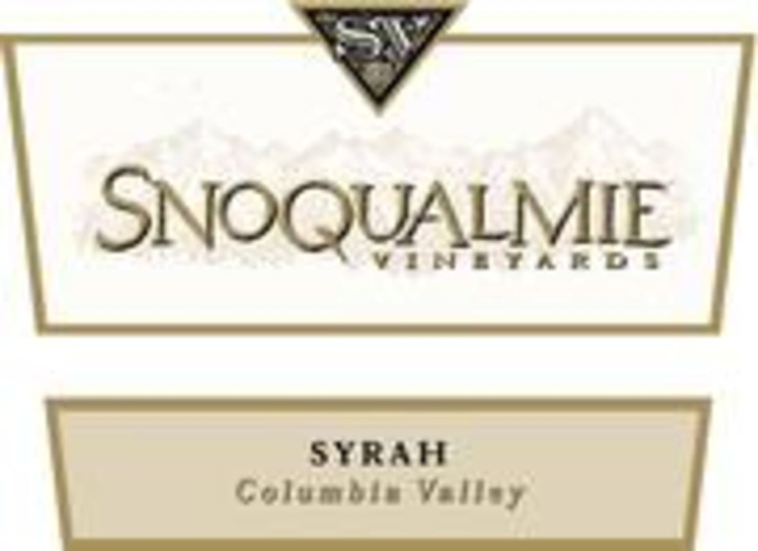Snoqualmie Syrah 2000 Front Label