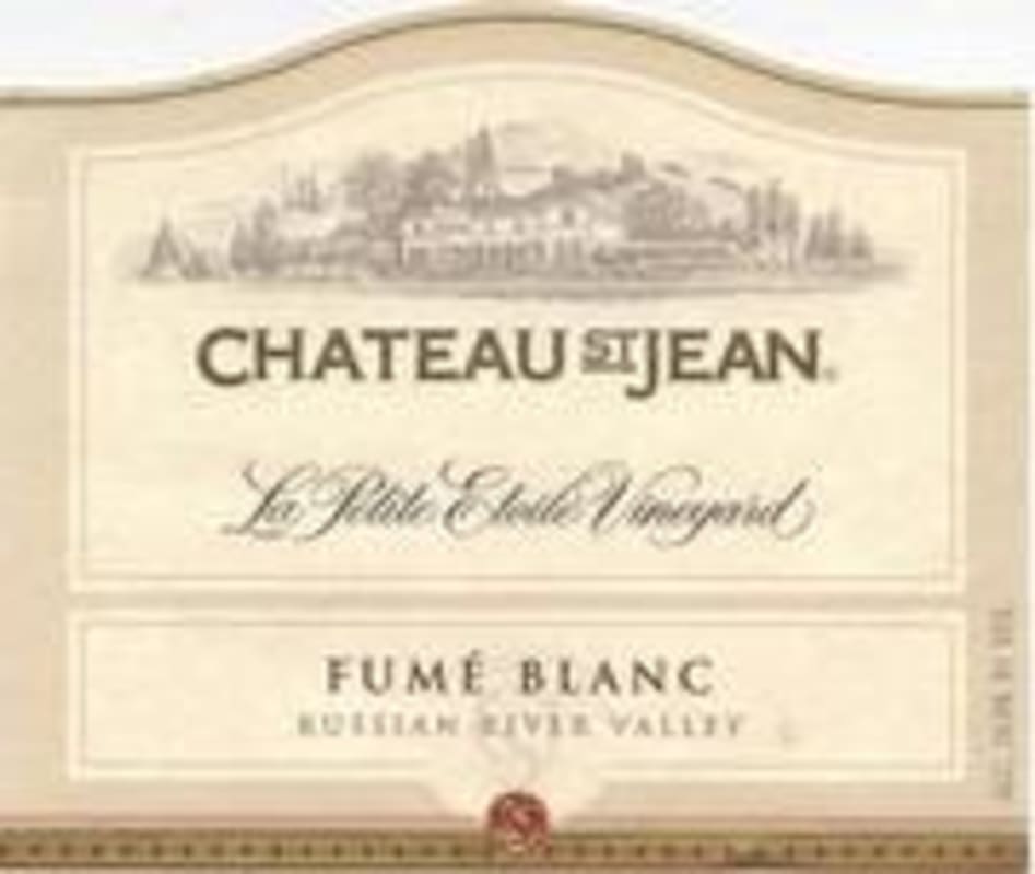 Chateau St. Jean La Petite Etoile Fume Blanc 2000 Front Label