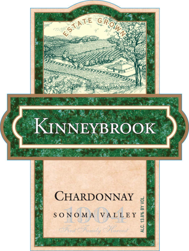 Kunde Kinneybrook Chardonnay 2010 Front Label