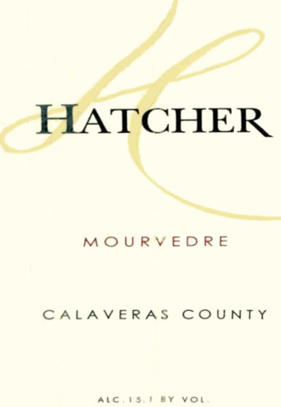 Hatcher Winery Mourvedre 2013 Front Label