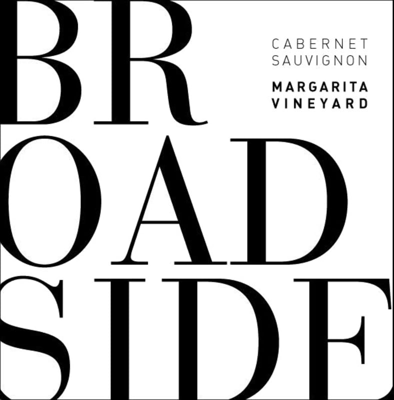 Broadside Margarita Vineyard Cabernet Sauvignon 2008 Front Label