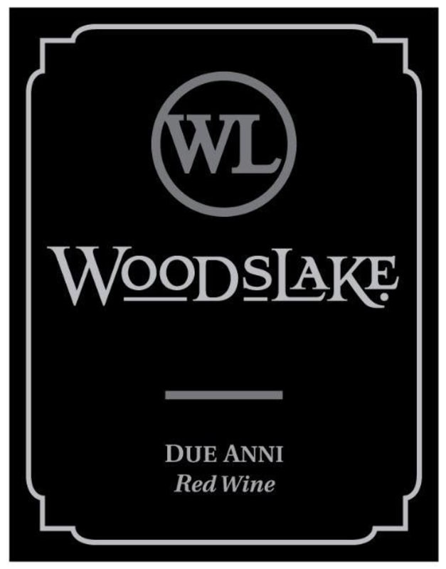 Patterson Cellars Woodslake Due Anni Red 2008 Front Label