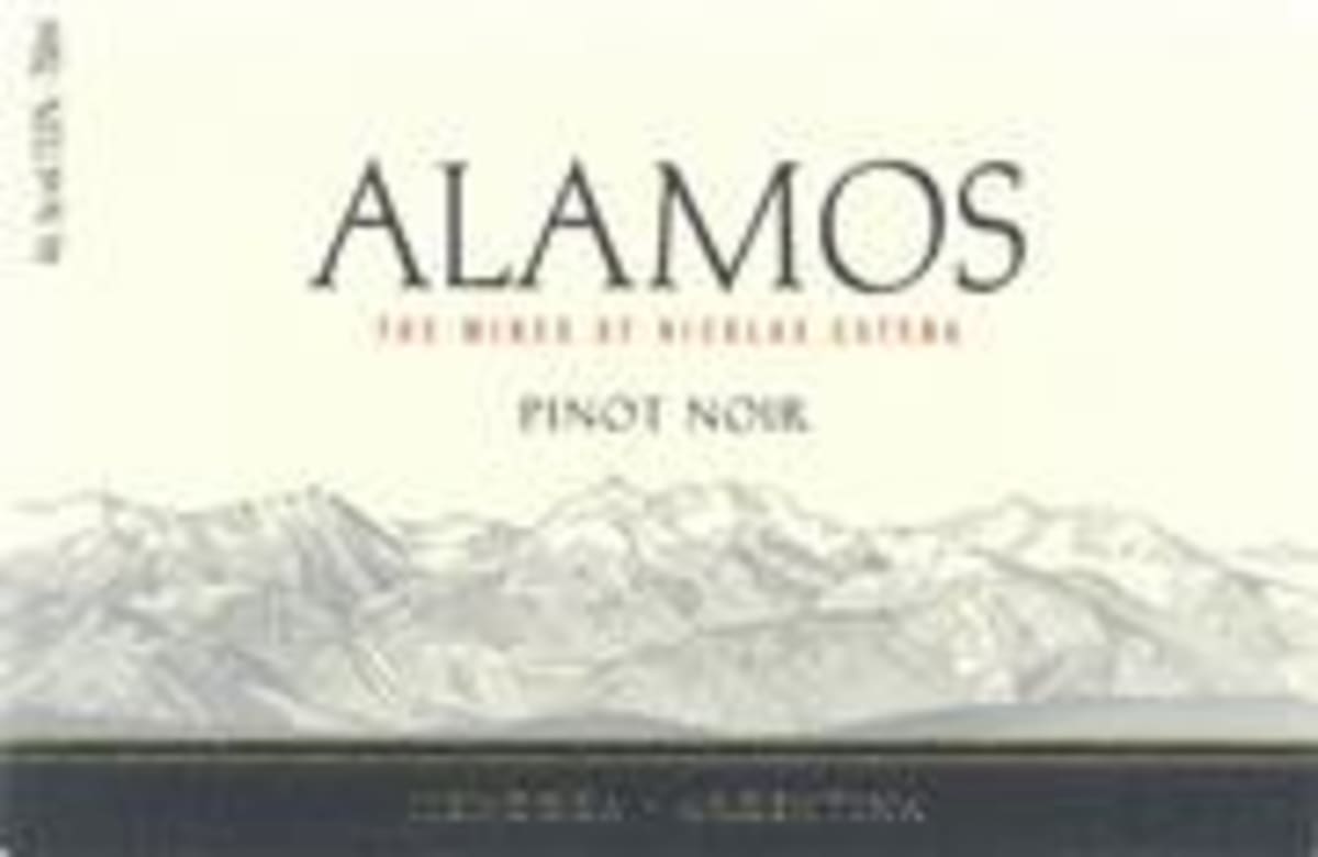 Alamos Pinot Noir 2001 Front Label