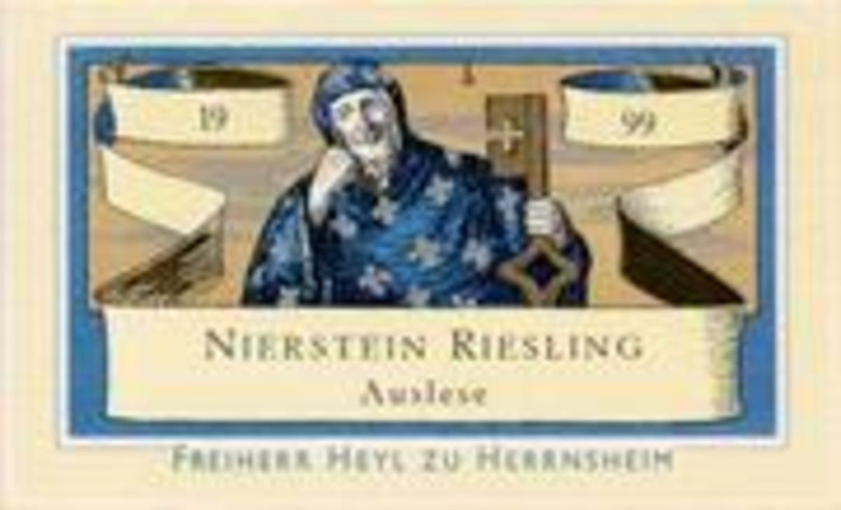 Heyl zu Herrnsheim Nierstein Riesling Auslese (half-bottle) 1999 Front Label