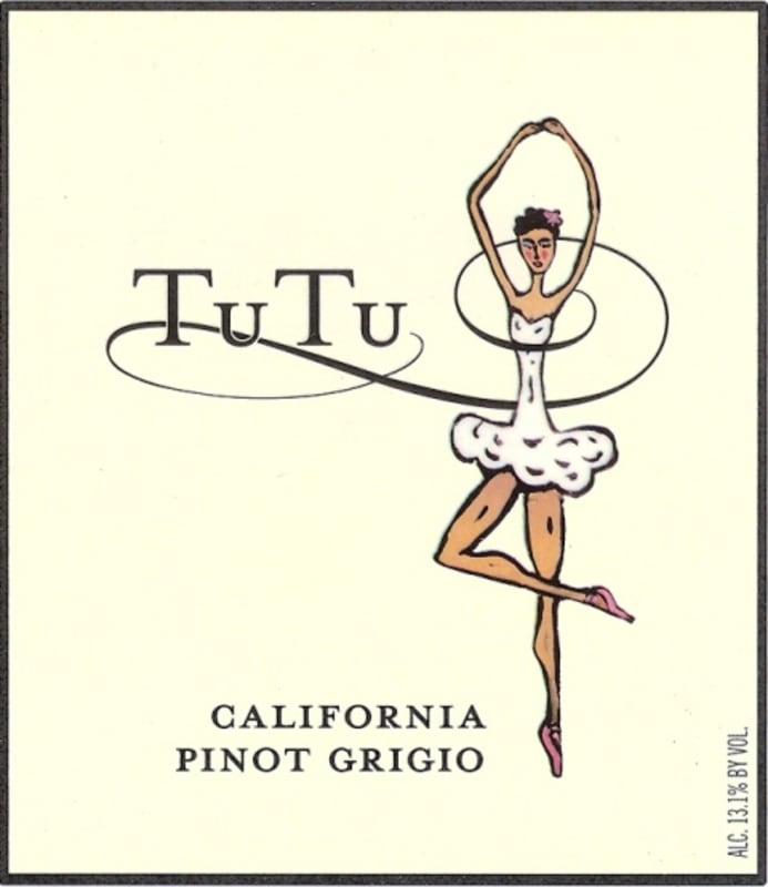 Pavi Wines Tutu Pinot Grigio 2012 Front Label