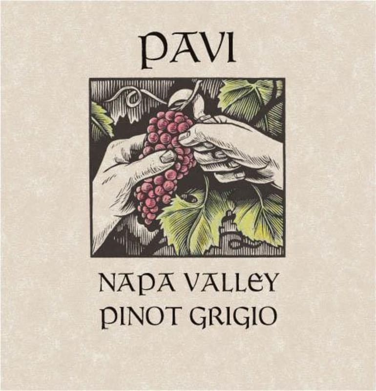 Pavi Wines Pinot Grigio 2013 Front Label