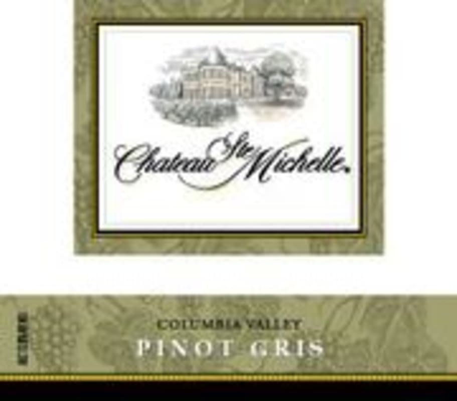 Chateau Ste. Michelle Pinot Gris 2001 Front Label